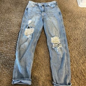 Hollister high waisted mom jeans